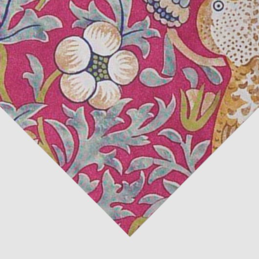 Strawberry Thief William Morris Tissuepapier (Detail)
