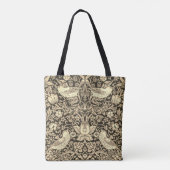 Strawberry Thief William Morris Tote Bag (Achterkant)