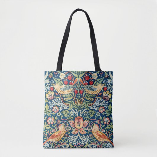 Strawberry Thief William Morris Tote Bag (Voorkant)