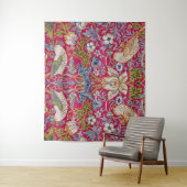 Strawberry Thief William Morris Wandkleed (In situ)
