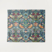 Strawberry Thief William Morris Wandkleed (Voorkant (horizontaal))