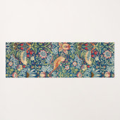 Strawberry Thief William Morris Yogamat (Achterkant (horizontaal))