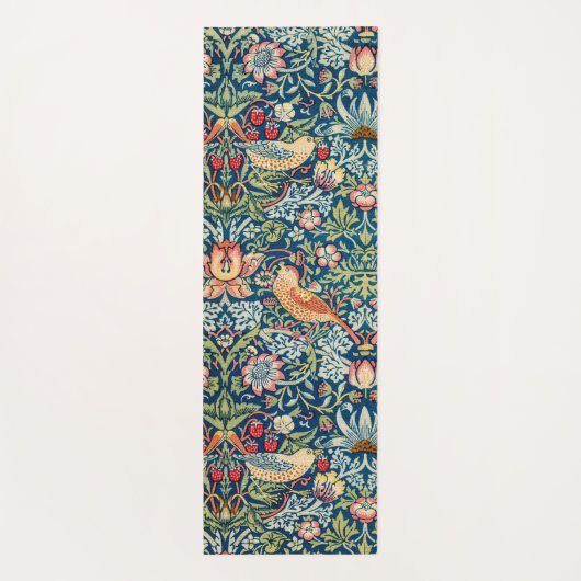 Strawberry Thief William Morris Yogamat (Achterkant)
