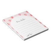 Strawberry Time Capsule Notepad Notitieblok (Schuin)
