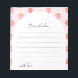 Strawberry Time Capsule Notepad Notitieblok<br><div class="desc">Time Capsule Notitieblok. Klaar om door u gepersonaliseerd te worden!</div>