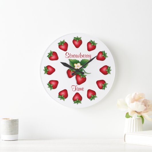 Strawberry Time Clock Grote Klok (Huis)
