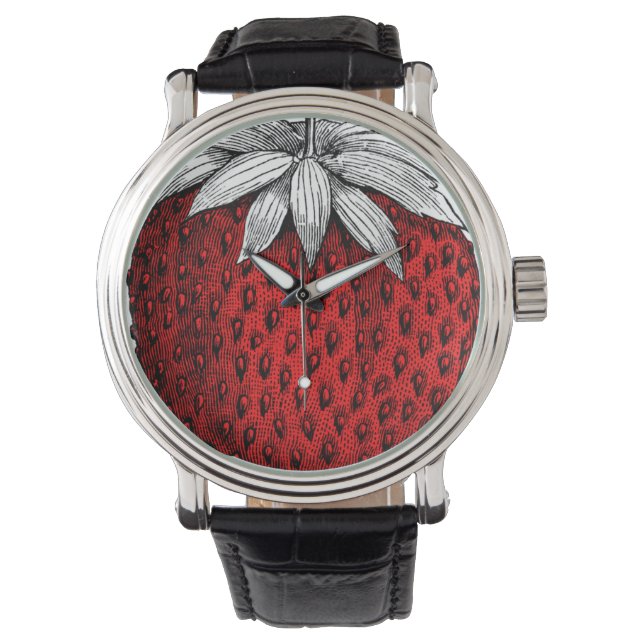 Strawberry Time Watch Horloge (Voorkant)