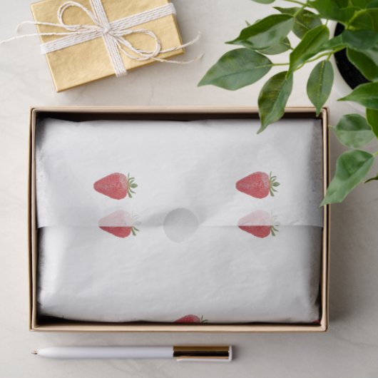 Strawberry Tissue paper mini  Tissuepapier (Geschenk)