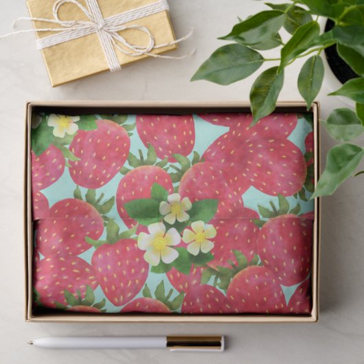 Strawberry  tissuepapier (Geschenk)