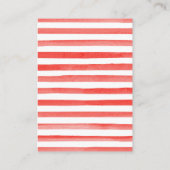 Strawberry Truck Baby shower Luier Raffle Informatiekaartje (Achterkant)