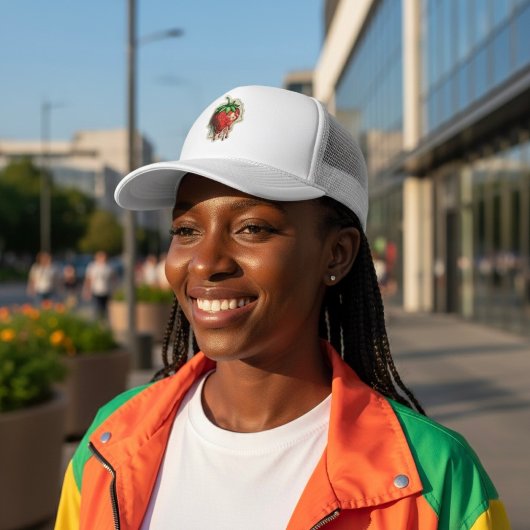 Strawberry Trucker Hat Trucker Pet