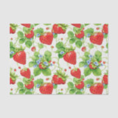 Strawberry Vine Design Tissuepapier (Voorkant)