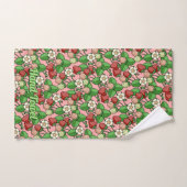 Strawberry Vine Pattern Bath Towel set Bad Handdoek (Handdoek)