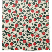 Strawberry Vine Pattern Douchegordijn (Voorkant)