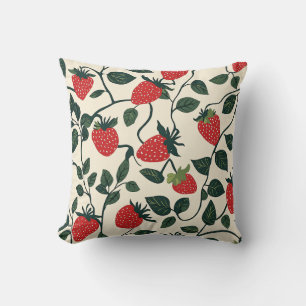 Strawberry Vine Pattern Kussen