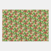 Strawberry Vine Pattern Papierbladen verpakken Inpakpapier Vel (Voorkant 3)