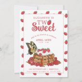 Strawberry Waffles Brunch | Twee lieve verjaardag Kaart (Voorkant)