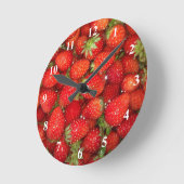 Strawberry wall klok | Gezonde voedselfotografie (Hoek)