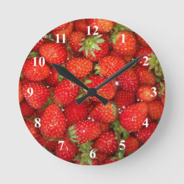 Strawberry wall klok | Gezonde voedselfotografie