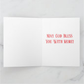 Strawberry Warmth Birthday Christian Card Kaart (Binnen)