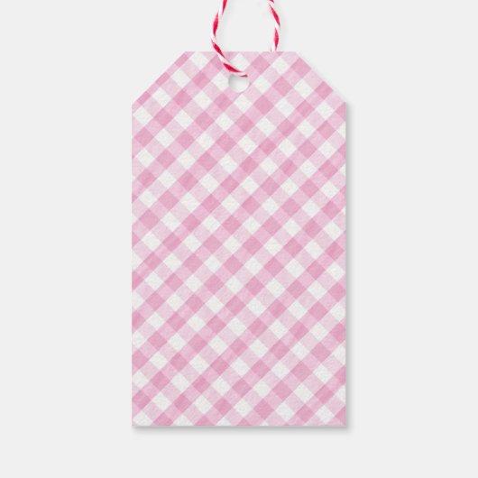 Strawberry Wavy Hartelijk dank Cadeaulabel (Achterkant)