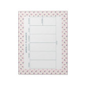 Strawberry Weekly Planner Notitieblok (Linkerzijde)