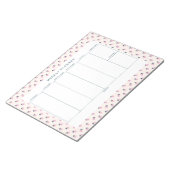 Strawberry Weekly Planner Notitieblok (Schuin)