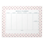 Strawberry Weekly Planner Notitieblok (Voorkant)