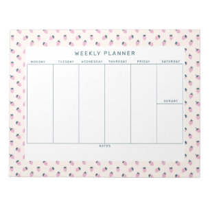 Strawberry Weekly Planner Notitieblok