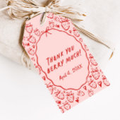 Strawberry Whimsical Coquette Favoriet Cadeaulabel