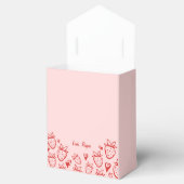Strawberry Whimsical Coquette Meisjes Verjaardag Bedankdoosjes (Geopend)