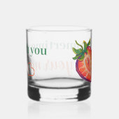 Strawberry whisky glas (Rechts)