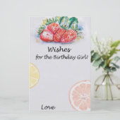 Strawberry Wishes for the jarig girl game (Staand voorkant)