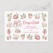 Strawberry Woodland Diapper Raffle Informatiekaartje (Voorkant)