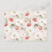 Strawberry Woodland Diapper Raffle Informatiekaartje (Achterkant)