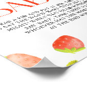 Strawberry zeg niet dat Baby game Berry Sweet Show Poster (Hoek)