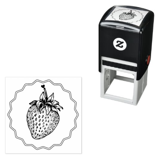 Strawberry Zelfinktende Stempel (In situ)