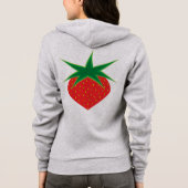 Strawberry Zip Hoodie (Achterkant)