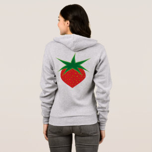 Strawberry Zip Hoodie