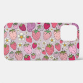 Strawberry zomer naadloos patroon Case-Mate iPhone case (Achterkant (horizontaal))