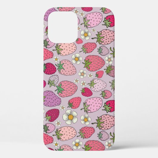 Strawberry zomer naadloos patroon Case-Mate iPhone case (Achterkant)