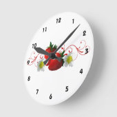 Strawbessen wandklok (Hoek)