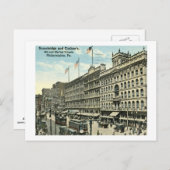 Strawbridge & Clothiers, Vintage van Philadelphia, Briefkaart (Voorkant / Achterkant)
