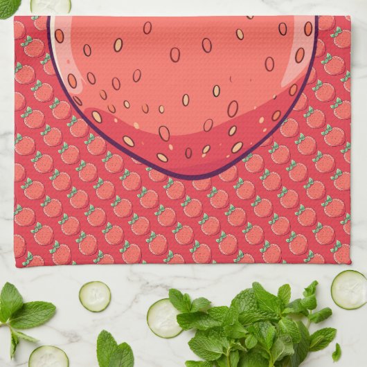 Strawbs Theedoek (Gevouwen)