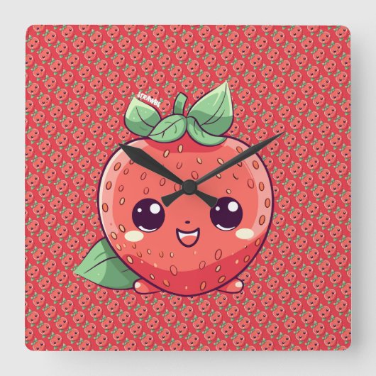 Strawbs Vierkante Klok (Voorkant)