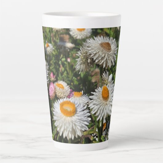 Strawflowers Latte Mok (Voorkant)