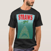 Straws retro t-shirt (Voorkant)