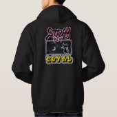 STRAY BUT ROYAL — Black Cat Division (Back Print) Hoodie (Achterkant)
