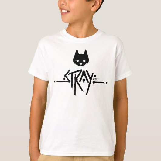 Stray Cat Black Logo T-shirt (Voorkant)