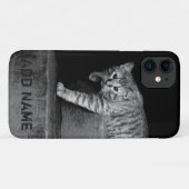 Stray Cat op Stairs -  Case-Mate iPhone Case (Achterkant (horizontaal))